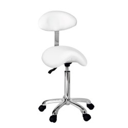 WEELKO SGABELLO A SELLA CON SCHIENALE - ALTEZZA REGOLABILE - 3 COLO...