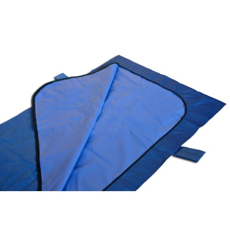 GIMA TELO TRASPORTO SALMA IN VINILE-NYLON - BLU - PORTATA 150KG - 210 X 90 CM