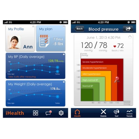 iHEALTH SFIGMOMANOMETRO WIRELESS DA BRACCIO BP5