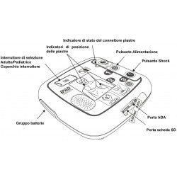 CU MEDICAL DEFIBRILLATORE SEMIAUTOMATICO AD ACCESSO PUBBLICO I-PAD CU-SP1 CON BORSA