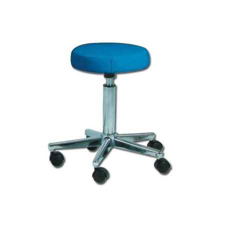 GIMA SGABELLO CON RUOTE - CON BASE IN METALLO - SEDILI DI VARI COLORI