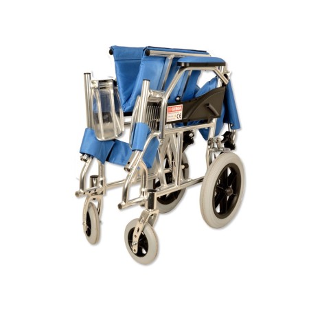 GIMA CARROZZINA PIEGHEVOLE ULTRA LEGGERA IN ALLUMINIO QUEEN - BLU