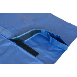 GIMA TELO TRASPORTO SALMA IN VINILE-NYLON - BLU - PORTATA 150KG - 210 X 90 CM