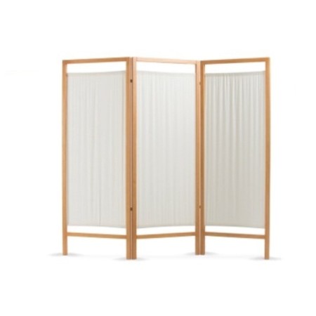 MORETTI PARAVENTO IN LEGNO 3 ANTE (COTONE). 170X192