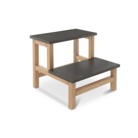 MORETTI PREDELLINO IN LEGNO A DUE GRADINI