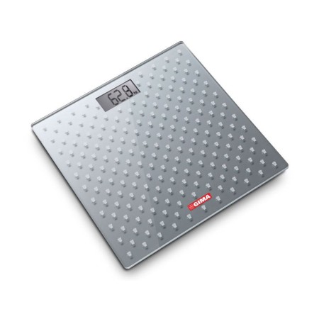 GIMA BILANCIA DA TERRA DIGITALE IN VETRO NERO O GRIGIO  - PORTATA 150KG