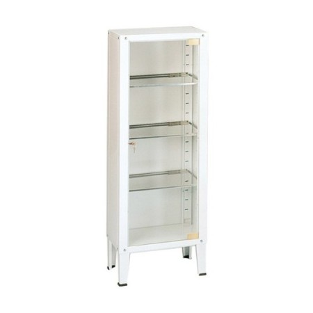 MORETTI VETRINA AD 1 ANTA IN VETRO TEMPERATO - 3 RIPIANI