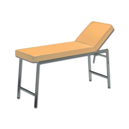 GIMA LETTINO DA VISITA A 1 SNODO CROMATO 100KG - BEIGE O ALBICOCCA