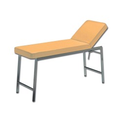 GIMA LETTINO DA VISITA A 1 SNODO CROMATO 100KG - BEIGE O ALBICOCCA