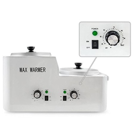 WEELKO FORNELLINO SCALDACERA PROFESSIONALE DOPPIO PER BARATTOLI DA 2,5 L