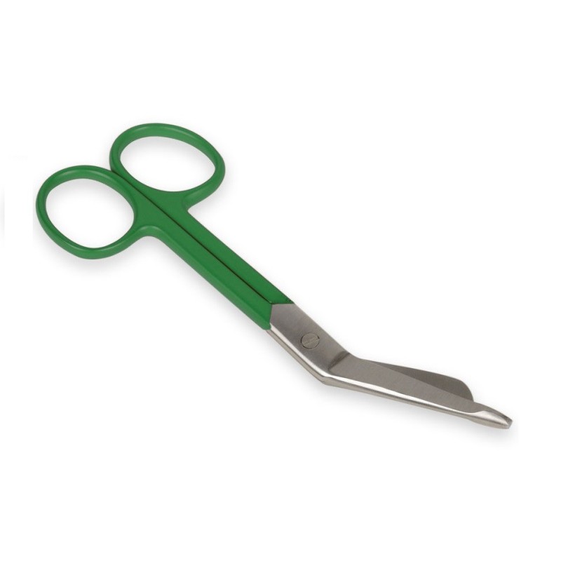 GIMA FORBICI PER BENDE - ANELLI VERDI - 14 CM