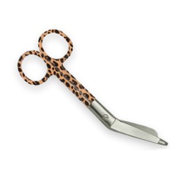 GIMA FORBICI PER BENDE - FANTASIA LEOPARDO - 14 CM
