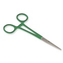 GIMA PINZA EMOSTATICA RETTA - ANELLI VERDI - 16 CM