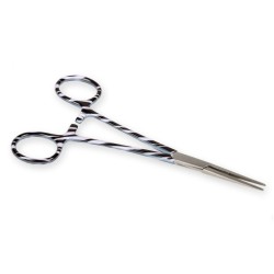 GIMA  PINZA EMOSTATICA RETTA - FANTASIA ZEBRA - 16 CM