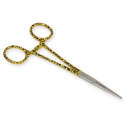 GIMA  PINZA EMOSTATICA RETTA - FANTASIA LEOPARDO - 16 CM