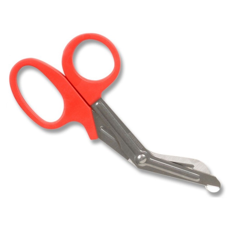 GIMA  FORBICI PER BENDE UTILITY ROSSE - 19 CM - CONF. 10 PZ.