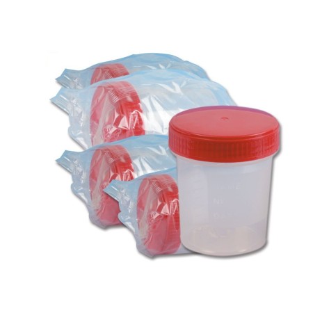 GIMA CONTENITORE STERILE PER URINE CON SCATOLA DA 120 ML. (CONF 120 PZ.)