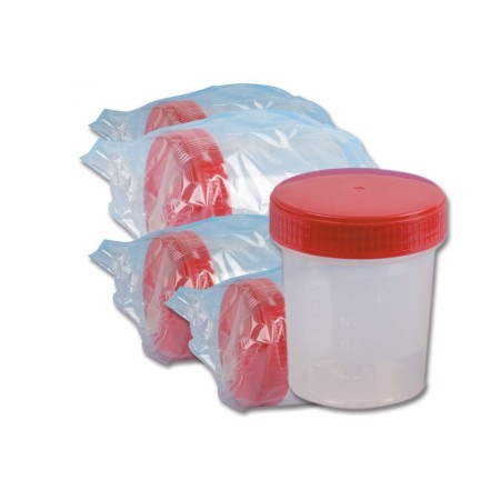 GIMA CONTENITORE STERILE PER URINE CON SCATOLA DA 120 ML. (CONF 120 PZ.)