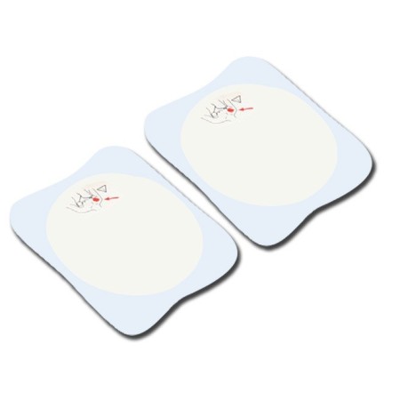 PLACCHE COMPATIBILI CON CAVO - per defibrillaltore Rescue Sam - adulti