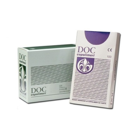 GARDENING GUANTI IN COPOLIMERI SU CARTA DOC POWDER FREE (CONF. 100 GUANTI)