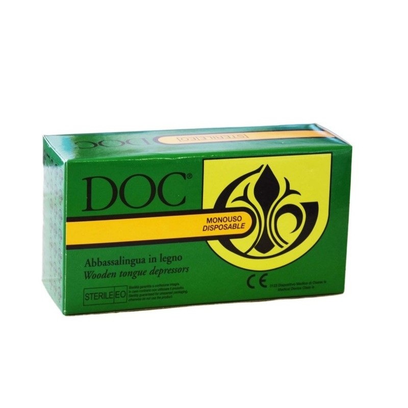 GIMA ABBASSALINGUA IN LEGNO STERILI (CONF. DA 50PZ.)