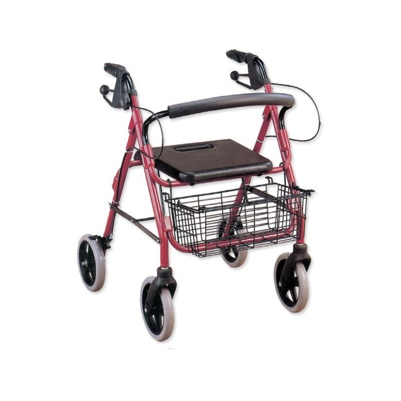 GIMA DEAMBULATORE COMFORT CON SEDILE - PIEGHEVOLE