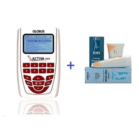 GLOBUS ELETTROSTIMOLATORE ACTIVA 700 + KIT + 1 GLOBUS CREMA RASSODANTE (SPEDIZIONE GRATUITA)