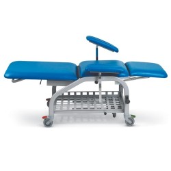 GIMA POLTRONA DONATORI CON RUOTE - BLU