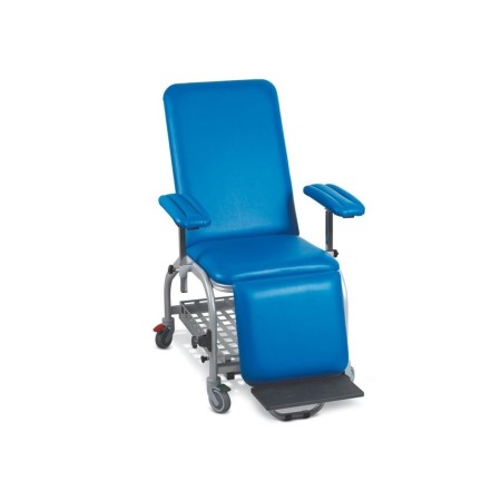 GIMA POLTRONA DONATORI CON RUOTE - BLU
