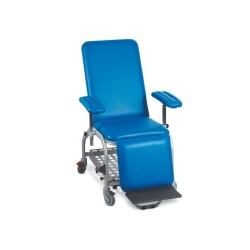 GIMA POLTRONA DONATORI CON RUOTE - BLU