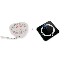 GIMA METRO CON CALCOLATORE IMC -1 CON BILANCIA BODY FAT LIBRA