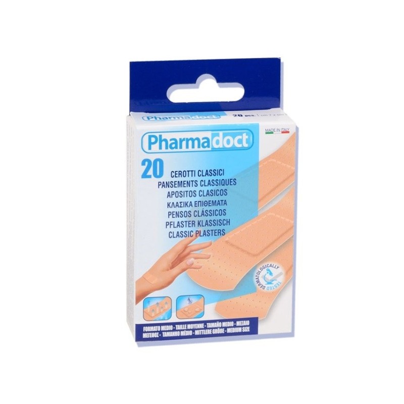 PHARMADOCT CEROTTI CLASSICI 19X72CM - CONF. DA 12 SCATOLE DA 20 CEROTTI