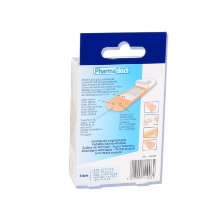 PHARMADOCT CEROTTI CLASSICI ASSORTITI 6 MISURE - CONF. DA 12 SCATOLE DA 30 CEROTTI