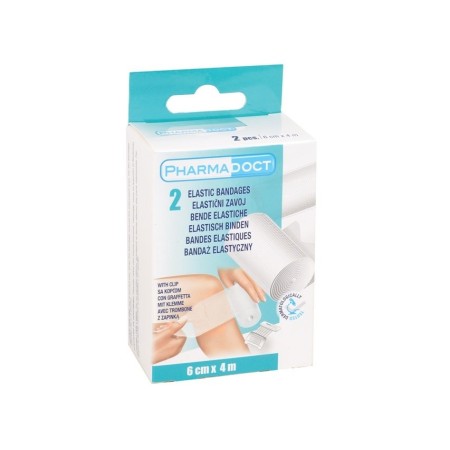 PHARMADOCT BENDA ELASTICA CM6X4MT - (CONF. 2 X 6 PZ.)