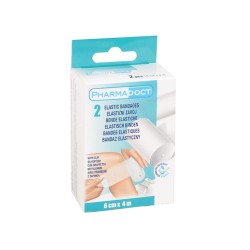 PHARMADOCT BENDA ELASTICA CM6X4MT - (CONF. 2 X 6 PZ.)