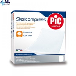 ARTSANA STERICOMPRESS COMPRESSA DI GARZA PIEGATA STERILE IN COTONE 100% - 36CMX40CM - (CONF. 12 PZ.)
