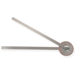 GIMA GONIOMETRO 360° - IN ACCIAIO INOX