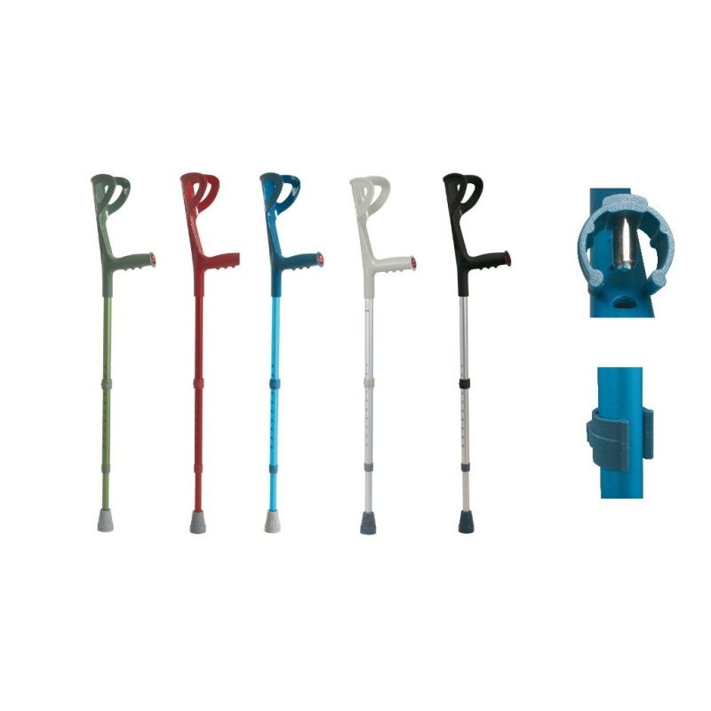 MORETTI COPPIA DI STAMPELLE AVAMBRACCIO (COLORI DIVERSI)