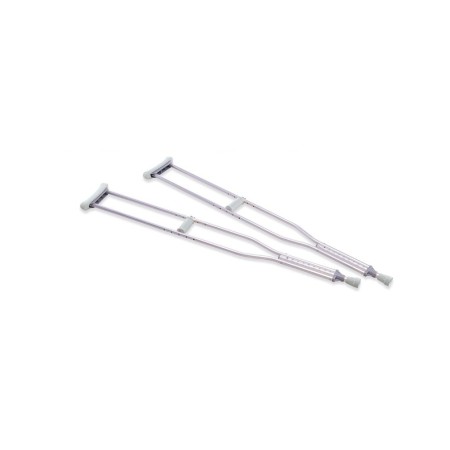 MORETTI COPPIA DI STAMPELLE SOTTOASCELLARI ALLUMINIO ANODIZZATO ADULTI