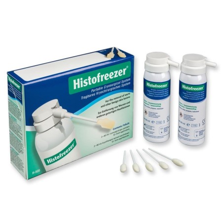 HISTOFREEZER - KIT CON 2 BOMBOLE DA 80 ML CON + 52 APPLICATORI DA 5 MM