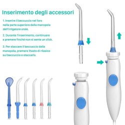 CA-MI IDROPULSORE DOCCIA DENTALE PER L'IGIENE ORALE