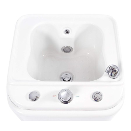 WEELKO VASCHETTA IDROMASSAGGIO PER PIEDI CON RUOTE - ILLUMINAZIONE LED (META)