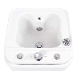 WEELKO VASCHETTA IDROMASSAGGIO PER PIEDI CON RUOTE - ILLUMINAZIONE LED (META)