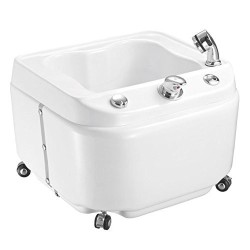 WEELKO VASCHETTA IDROMASSAGGIO PER PIEDI CON RUOTE - ILLUMINAZIONE LED (META)