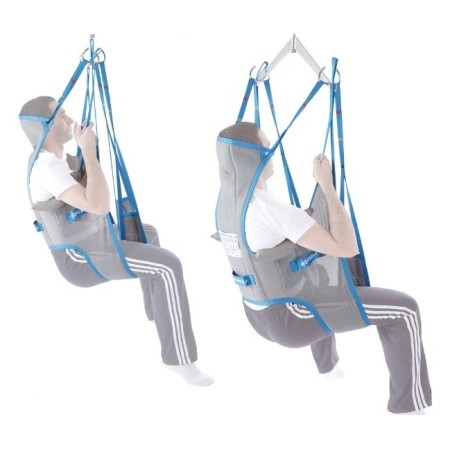 MORETTI IMBRACATURA DA TOILETTE IN RETE CON POGGIATESTA PER SOLLEVAMALATI - MISURE DIVERSE