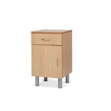 MORETTI COMODINO DA CAMERA IN MELAMMINICO - TINTA FAGGIO