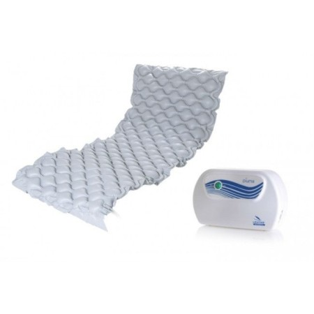 MORETTI KIT ANTIDECUBITO A CICLO ALTERNATO PIUMA - MATERASSO A BOLLE IN PVC E COMPRESSORE SENZA REGOLAZIONE