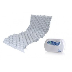 MORETTI KIT ANTIDECUBITO A CICLO ALTERNATO PIUMA - MATERASSO A BOLLE IN PVC E COMPRESSORE SENZA REGOLAZIONE