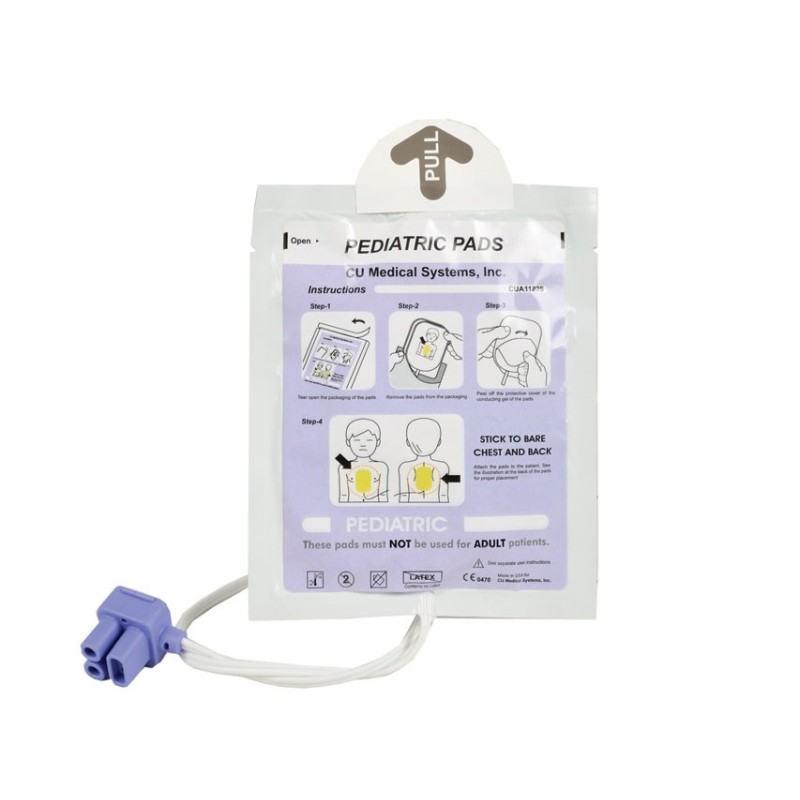 CU MEDICAL PIASTRE PEDIATRICHE MONOUSO PER DEFIBRILLATORE I-PAD CU-SP1 (COPPIA)
