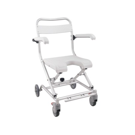 GIMA COMODA DA DOCCIA CON RUOTE